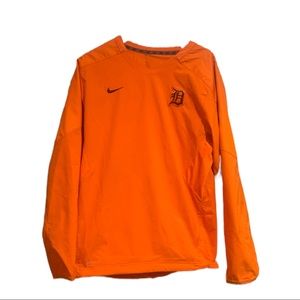 Nike Detroit Tigers Dri Fit Pull Over light weight jacket